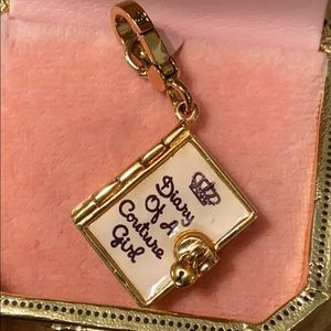 Y2K Vintage Juicy Couture DIARY of a Couture Book Charm pink NEW